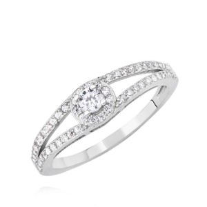 Inel argint cu pietre DiAmanti Z1434A-DIA (Argint 925‰ 1,9 g.)